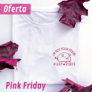 Camiseta mujer en oferta Im not your food. Solidaria y vegan